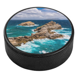 Pointe des Chateaux, Grande-Terre, Guadeloupe #2 Hockey Puck