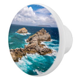 Pointe des Chateaux, Grande-Terre, Guadeloupe #2 Keramische Knop