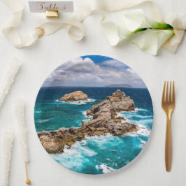 Pointe des Chateaux, Grande-Terre, Guadeloupe #2 Papieren Bordje