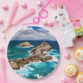 Pointe des Chateaux, Grande-Terre, Guadeloupe #2 Papieren Bordje (Feest)