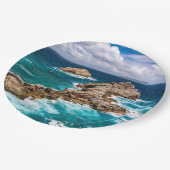 Pointe des Chateaux, Grande-Terre, Guadeloupe #2 Papieren Bordje (Gekanteld)