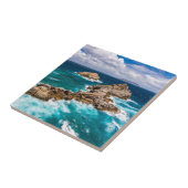 Pointe des Chateaux, Grande-Terre, Guadeloupe #2 Tegeltje (Zijkant)