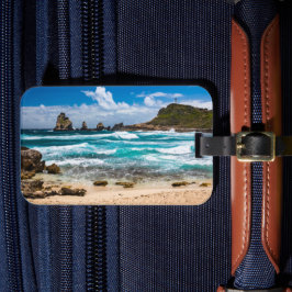 Pointe des Chateaux, Grande-Terre, Guadeloupe Bagagelabel