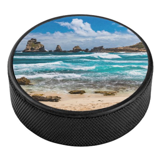 Pointe des Chateaux, Grande-Terre, Guadeloupe Hockey Puck (3/4)