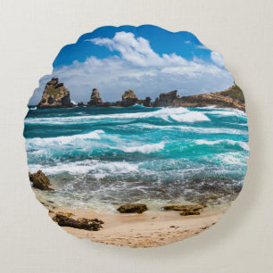 Pointe des Chateaux, Grande-Terre, Guadeloupe Roun Rond Kussen