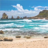 Pointe des Chateaux, Grande-Terre, Guadeloupe Sticker (Voorkant)
