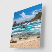 Pointe des Chateaux, Grande-Terre, Guadeloupe Vierkante Klok (Hoek)