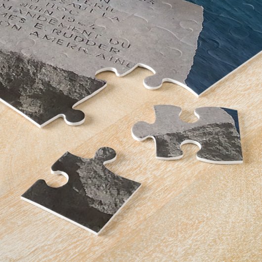 Pointe Du Hoc Memorial Normandy Frankrijk Legpuzzel (Zijkant)