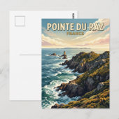 Pointe du Raz Frankrijk Briefkaart (Voorkant / Achterkant)