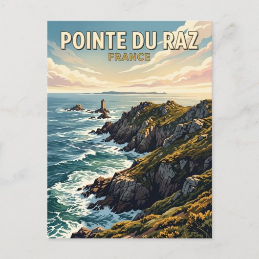 Pointe du Raz Frankrijk Briefkaart (Voorkant)