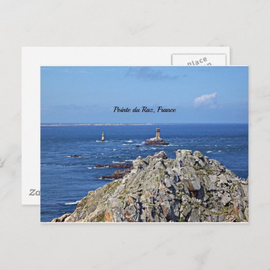 Pointe du Raz, Frankrijk Briefkaart (Voorkant / Achterkant)