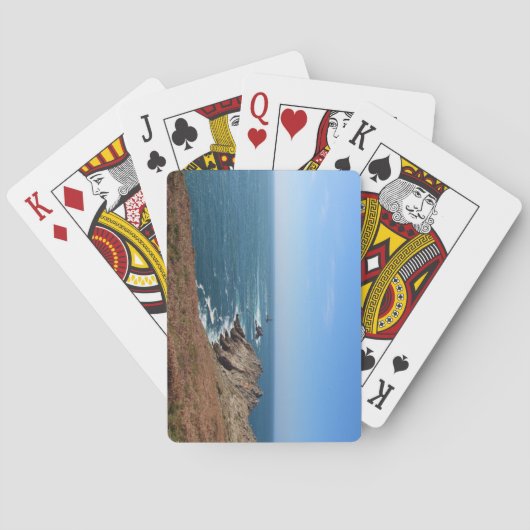 Pointe du Raz in Plogoff Pokerkaarten (Achterkant)