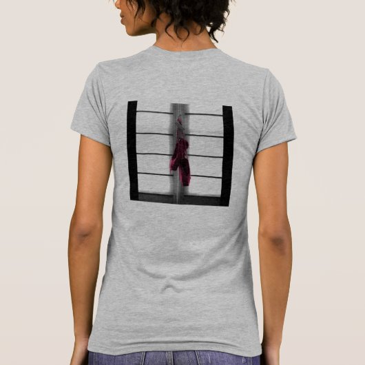Pointe meegenomen. t-shirt (Achterkant)