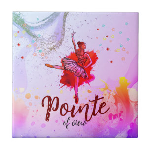 Pointe of View Ballet voor Meisjes Tegeltje