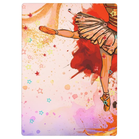 Pointe of View – Custom Ballet Klembord (Achterkant)