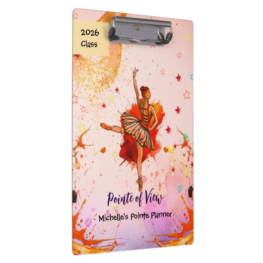 Pointe of View – Custom Ballet Klembord (Rechts)