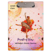 Pointe of View – Custom Ballet Klembord (Voorkant)