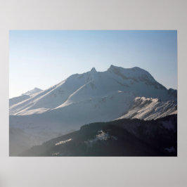 Pointe Percee Morzin France Holiday Card Poster