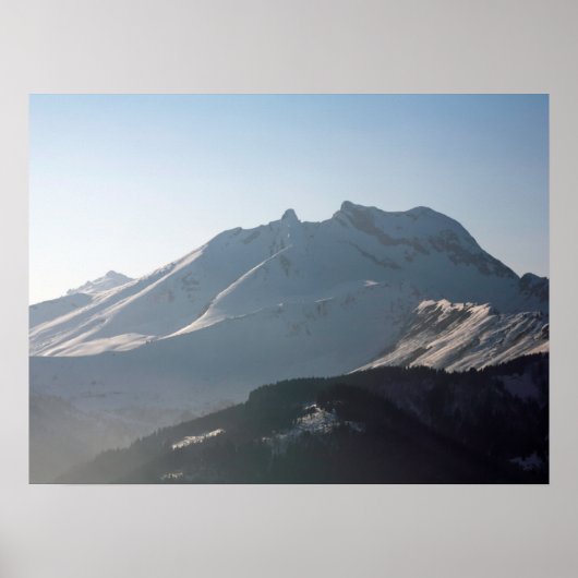 Pointe Percee Morzin France Holiday Card Poster (Voorkant)