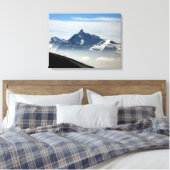 Pointe Percee Morzine France Holiday Card Canvas Afdruk (Insitu (Slaapkamer))