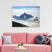 Pointe Percee Morzine France Holiday Card Canvas Afdruk (Insitu (Woonkamer))