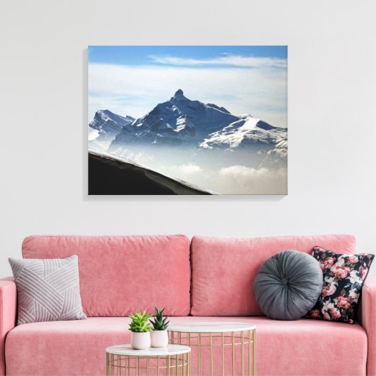 Pointe Percee Morzine France Holiday Card Canvas Afdruk (Insitu (Woonkamer))