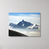 Pointe Percee Morzine France Holiday Card Canvas Afdruk (Voorkant)