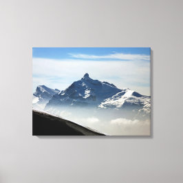 Pointe Percee Morzine France Holiday Card Canvas Afdruk