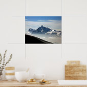 Pointe Percee Morzine France Holiday Card Poster (Keuken)