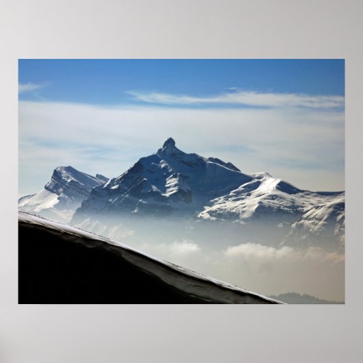 Pointe Percee Morzine France Holiday Card Poster (Voorkant)