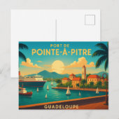 Pointe-Pitre Guadeloupe Briefkaart (Voorkant / Achterkant)
