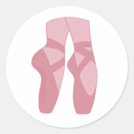 Pointe schoen stickers