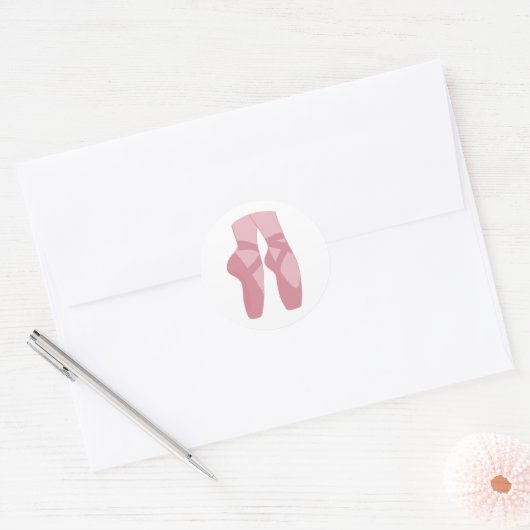 Pointe schoen stickers (Envelop)