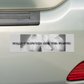 Pointe Shoe Bumpersticker (Op auto)
