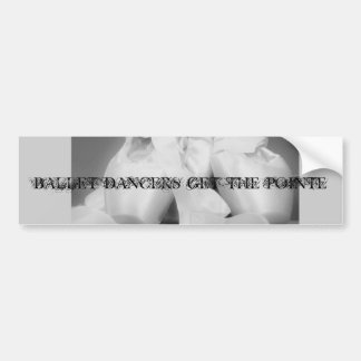 Pointe Shoe Bumpersticker