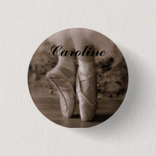 Pointe Shoe - Caroline Ronde Button 3,2 Cm