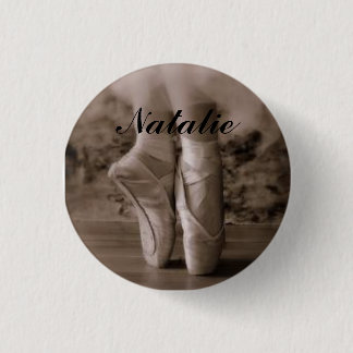 Pointe Shoe - Natalie Ronde Button 3,2 Cm