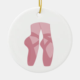 Pointe shoe ornament