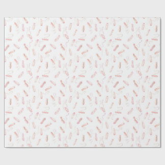 Pointe Shoe Pattern Cadeaupapier