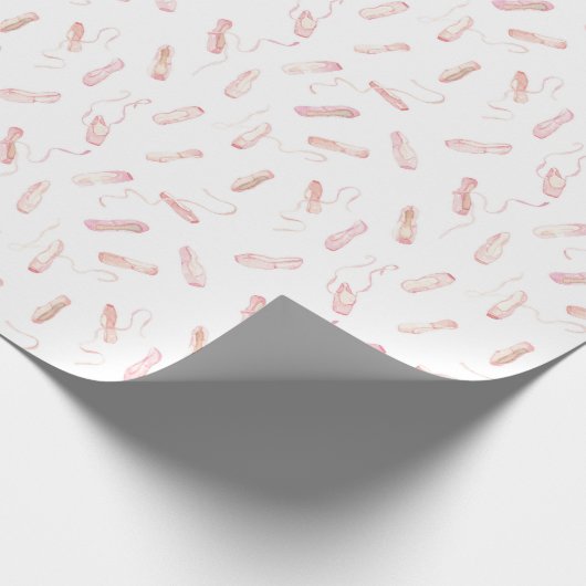 Pointe Shoe Pattern Cadeaupapier (Hoek)