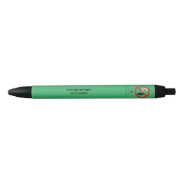 Pointe Shoe Warning Zee Green Personalized Zwarte Inkt Pen