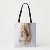 Pointe Shoes Tote Bag (Voorkant)