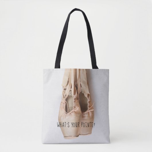 Pointe Shoes Tote Bag (Voorkant)