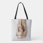 Pointe Shoes Tote Bag (Achterkant)