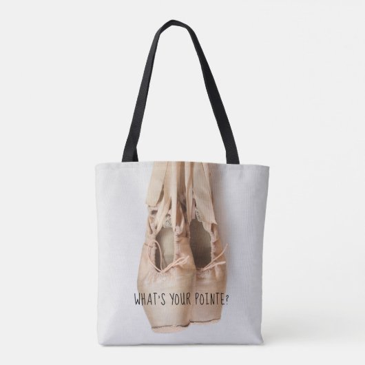 Pointe Shoes Tote Bag (Achterkant)