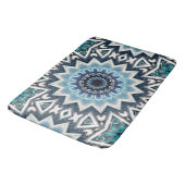 Pointed Blue Mandala Badmat (Gekanteld)