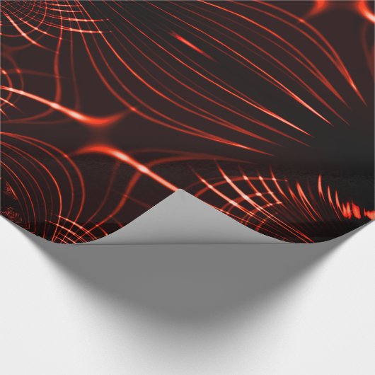 Pointed brown curves from koral bright cadeaupapier (Hoek)