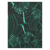 Pointed curves in mix of jungle green and neo mint tafelkleed (Voorkant)