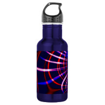 Pointed curves van blauw naar rood, roze en wit