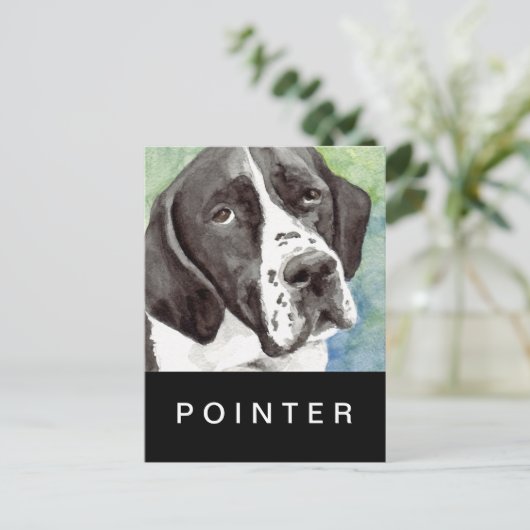 Pointer-ansichtkaarten Briefkaart (Staand voorkant)
